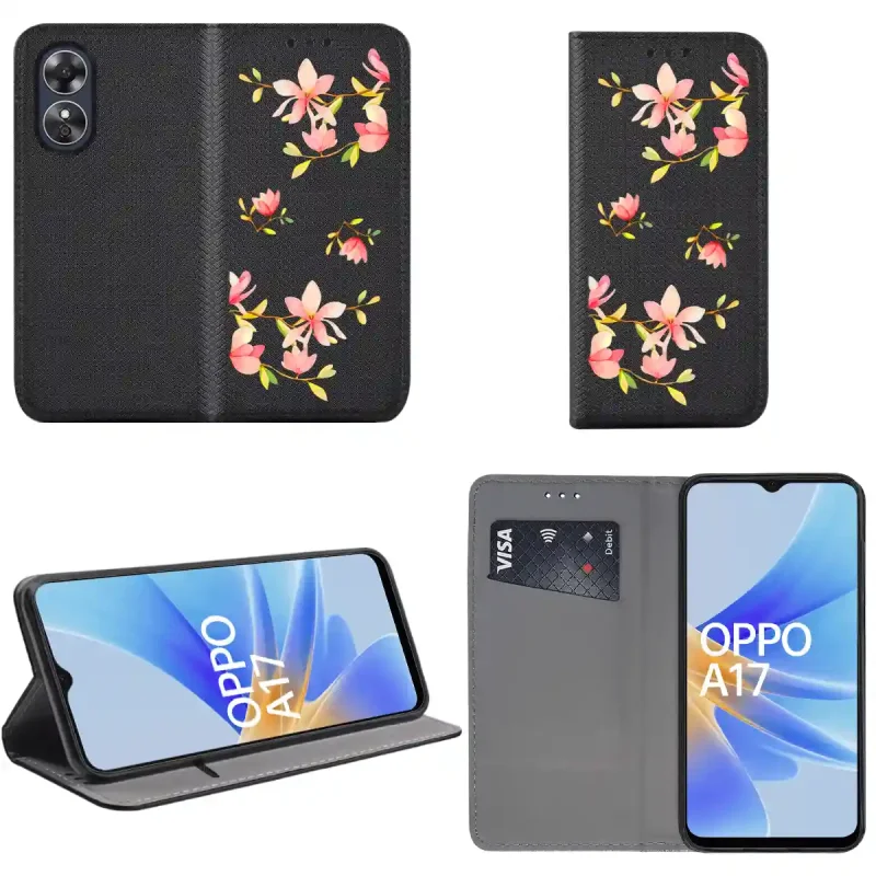 etui-malowane-zamykane-do-oppo-a17-wzor-kwiatki-szklo