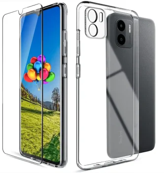 Etui bezbarwne grubsze do Xiaomi Redmi A1 4G + szkło
