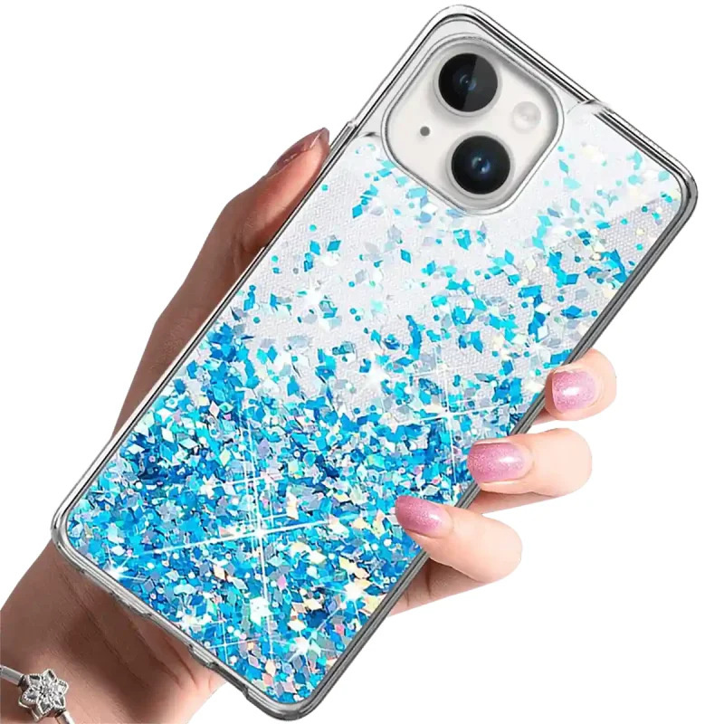 etui-do-iphone-13-14-z-brokatem-niebieskie-szklo