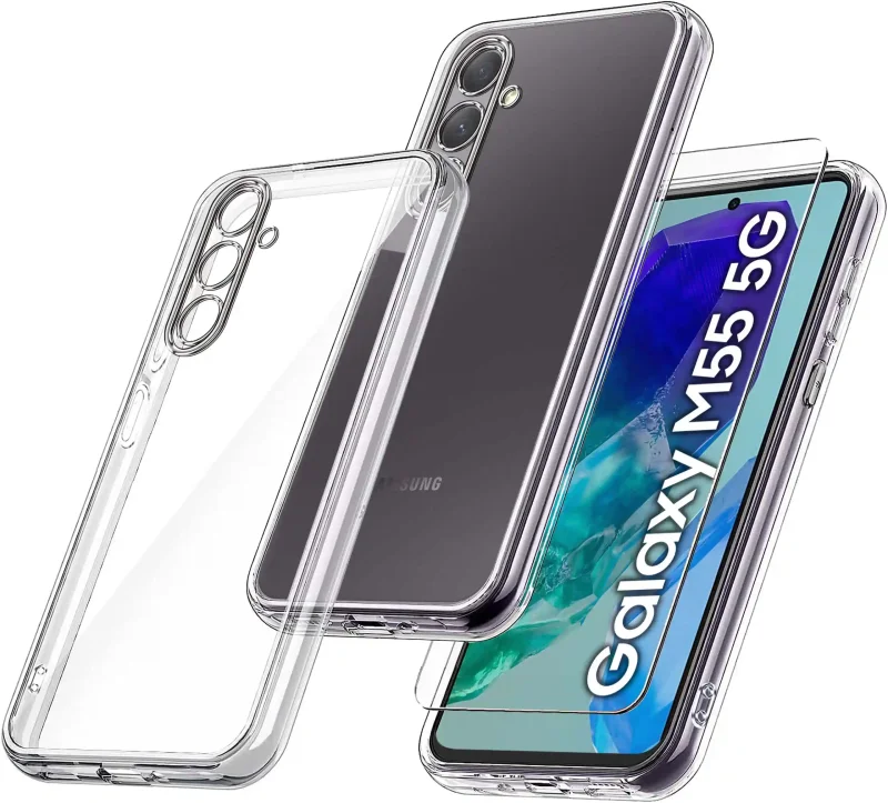etui-do-samsung-galaxy-m55-5g-bezbarwne-wzmacniane-ze-szklem