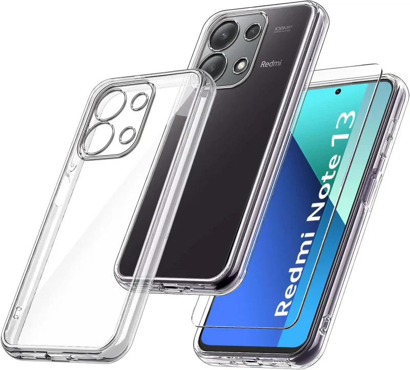 etui-do-xiaomi-redmi-note-13-4g-bezbarwne-wzmacniane-ze-szklem