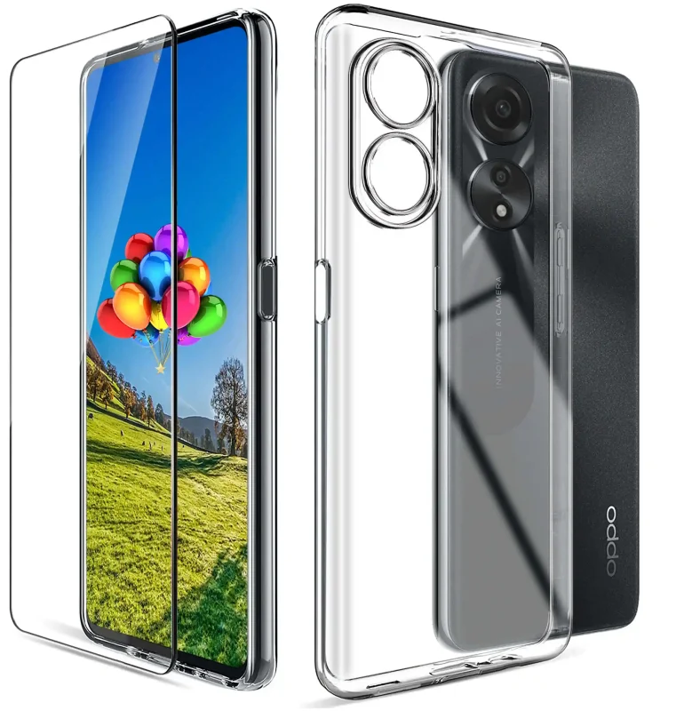 etui-do-oppo-a78-a58-5g-bezbarwne-grubsze-szklo