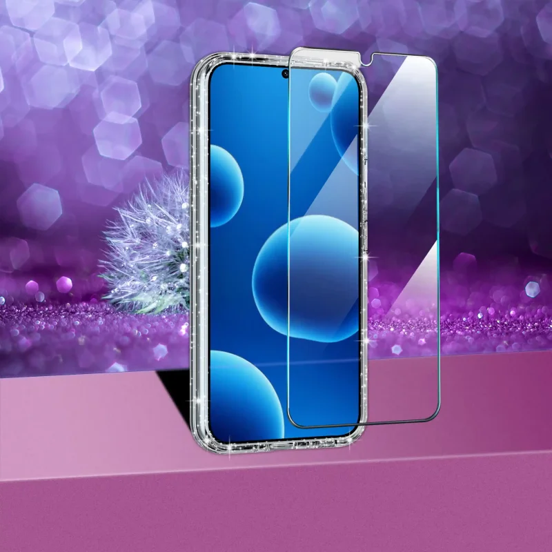 etui-do-samsung-galaxy-s25-bezbarwne-z-brokatem-ze-szklem