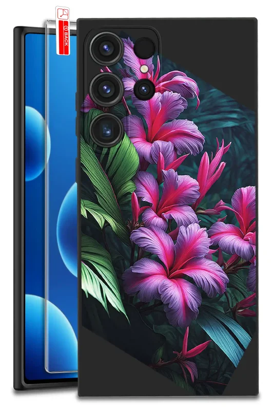 etui-do-samsung-galaxy-s24-ultra-malowane-rozne-wzory-kwiaty-ze-szklem
