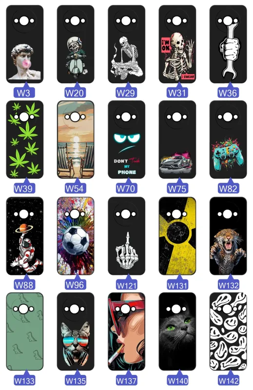 etui-do-xiaomi-redmi-a3-malowane-rozne-wzory-meskie-ze-szklem