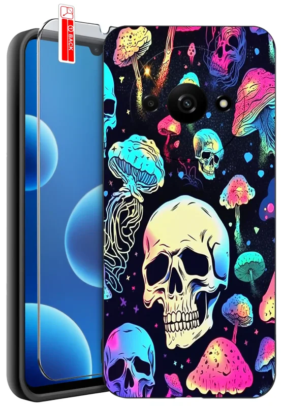 etui-do-xiaomi-redmi-a3-malowane-rozne-wzory-kolorowe-ze-szklem