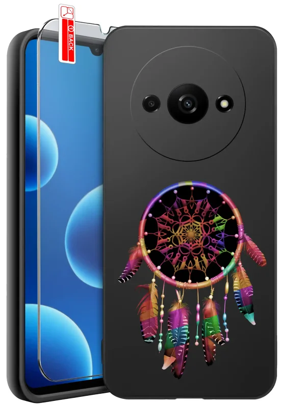 etui-do-xiaomi-redmi-a3-malowane-rozne-wzory-fajne-ze-szklem