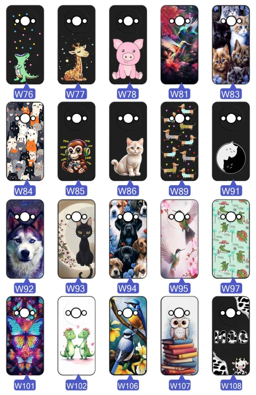 etui-do-xiaomi-redmi-a3-malowane-rozne-wzory-zwierzeta-ze-szklem