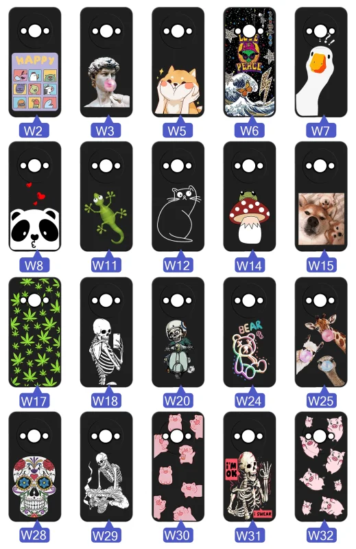 etui-do-xiaomi-redmi-a3-malowane-rozne-wzory-smieszne-ze-szklem