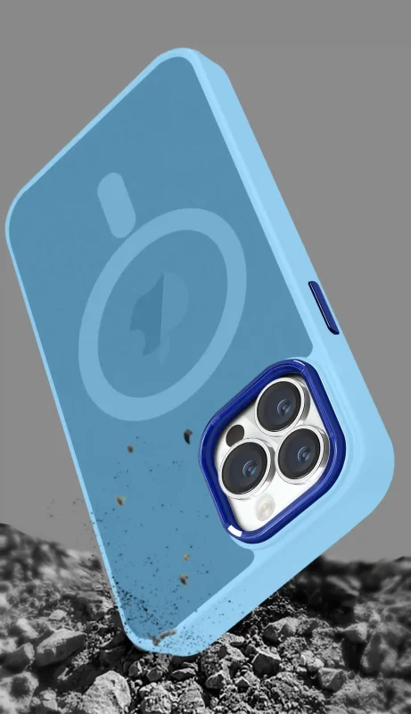 etui-do-iphone-15-pro-max-magsafe-matowe-niebieskie-ze-szklem