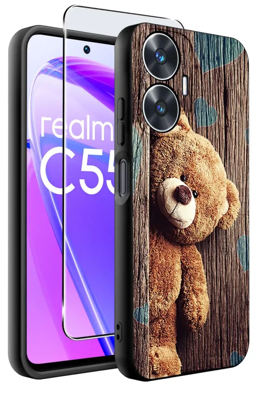 etui-do-realme-c55-malowane-rozne-wzory-dla-dziewczynki-ze-szklem