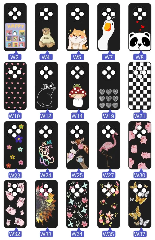 etui-do-xiaomi-redmi-14c-malowane-rozne-wzory-dla-dziewczynki-ze-szklem