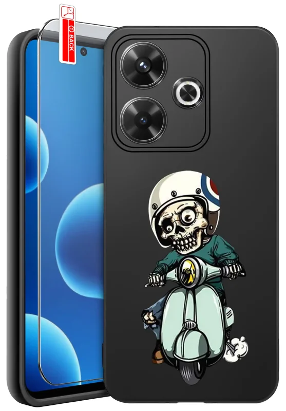etui-do-xiaomi-redmi-13-4g-malowane-rozne-wzory-meskie-ze-szklem
