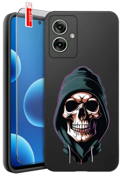 Etui do Motorola Moto G55 5G różne wzory męskie ze szkłem