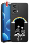 Etui do Motorola Moto G35 5G różne wzory męskie ze szkłem