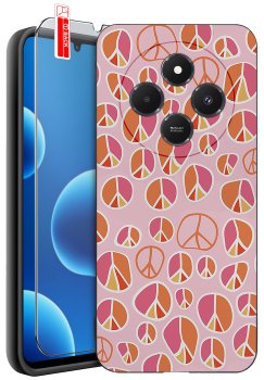 Etui do Xiaomi Redmi 14C różne wzory damskie ze szkłem