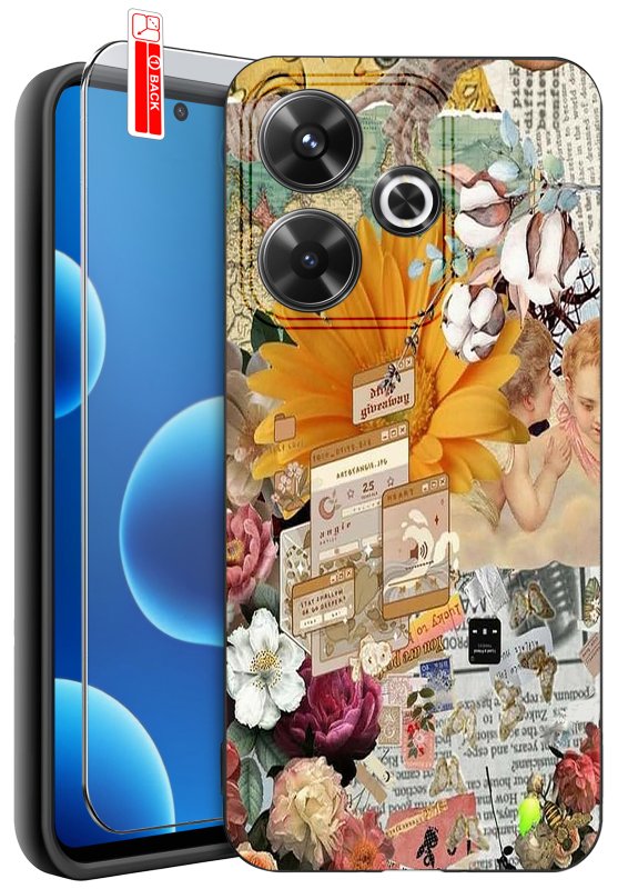 etui-do-xiaomi-redmi-13-4g-rozne-wzory-damskie-ze-szklem