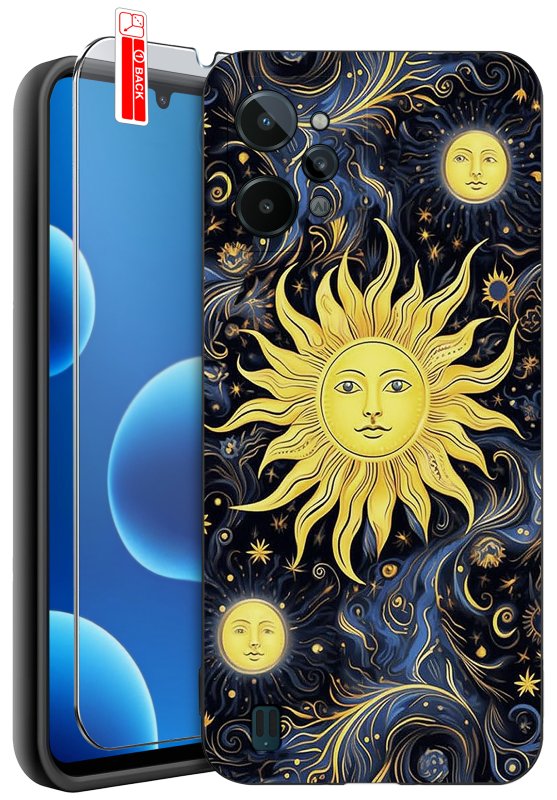etui-do-realme-c31-malowane-rozne-wzory-damskie-ze-szklem
