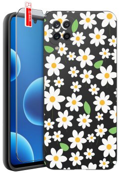 Etui do Samsung Galaxy A12 / M12 różne wzory damskie ze szkłem