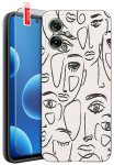 Etui do Motorola Moto G55 5G różne wzory damskie ze szkłem