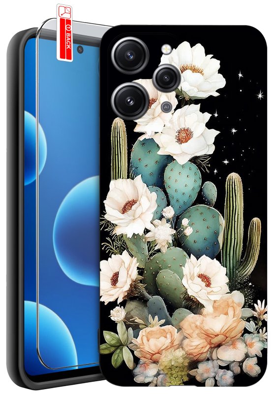 etui-do-xiaomi-redmi-12-4g-rozne-wzory-damskie-ze-szklem