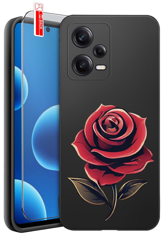 etui-do-xiaomi-redmi-note-12-5g-malowane-rozne-wzory-damskie-ze-szklem