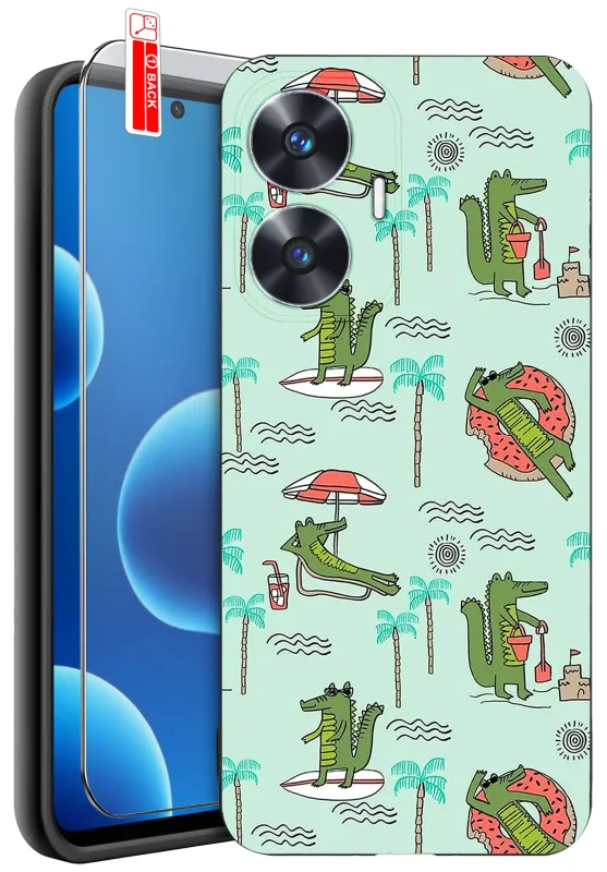 etui-do-realme-c55-malowane-rozne-wzory-smieszne-ze-szklem