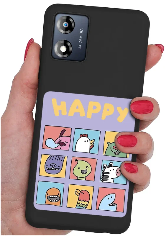 etui-do-motorola-moto-e13-malowane-rozne-wzory-smieszne-ze-szklem