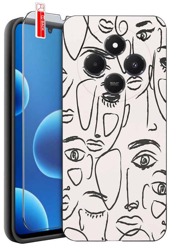 etui-do-xiaomi-redmi-14c-rozne-wzory-kobiece-ze-szklem