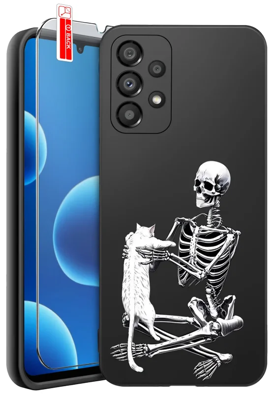 etui-do-samsung-galaxy-a33-malowane-rozne-wzory-męskie-ze-szklem