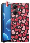Etui do Xiaomi Redmi 13 4G różne wzory kobiece ze szkłem