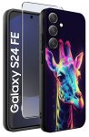 Etui do Samsung Galaxy S24 Fe różne wzory kobiece ze szkłem