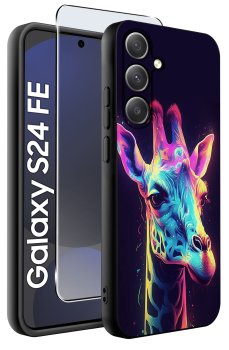 Etui do Samsung Galaxy S24 Fe różne wzory kobiece ze szkłem