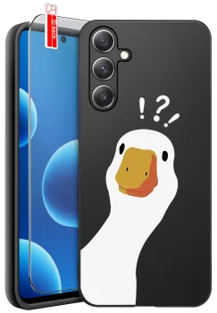 Etui do Samsung Galaxy A16 5G różne wzory śmieszne ze szkłem