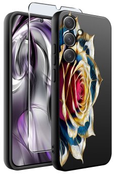 Etui do Samsung Galaxy S25 malowane różne wzory kobiece ze szkłem