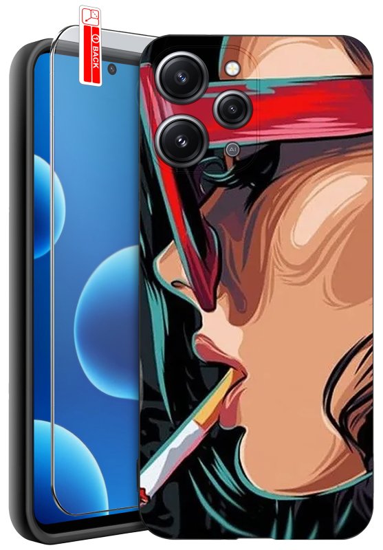 etui-do-xiaomi-redmi-12-4g-rozne-wzory-kobiece-ze-szklem