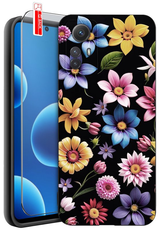 etui-do-xiaomi-redmi-note-12s-malowane-rozne-wzory-kobiece-ze-szklem