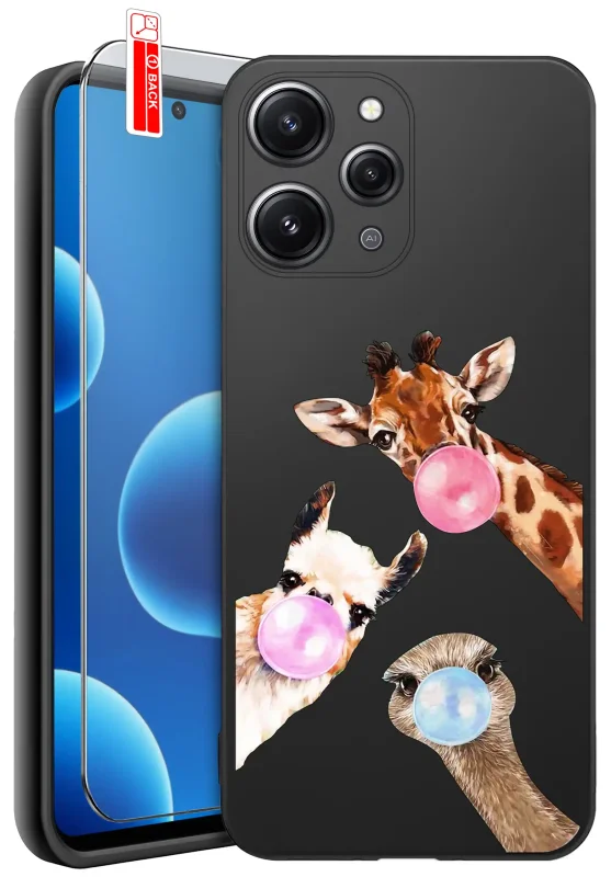 etui-do-xiaomi-redmi-12-4g-rozne-wzory-smieszne-ze-szklem
