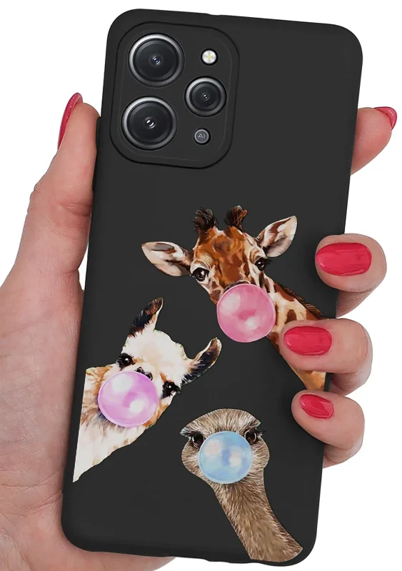 etui-do-xiaomi-redmi-12-4g-rozne-wzory-smieszne-ze-szklem