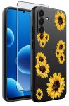 Etui do Samsung Galaxy A56 malowane różne wzory kobiece ze szkłem