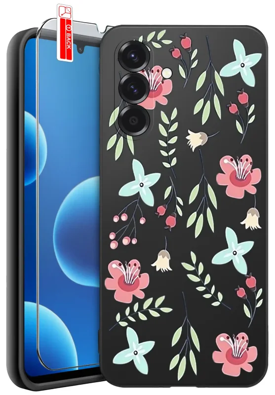 etui-do-samsung-galaxy-a26-malowane-rozne-wzory-kwiaty-ze-szklem