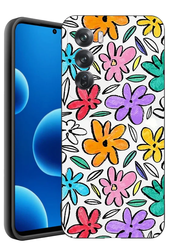 etui-do-oppo-reno-12-5g-malowane-rozne-wzory-kwiaty