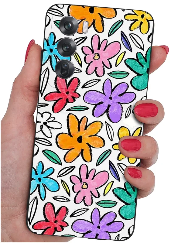etui-do-oppo-reno-12-5g-malowane-rozne-wzory-kwiaty