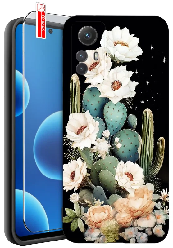 etui-do-xiaomi-redmi-note-12s-malowane-rozne-wzory-kwiaty-ze-szklem