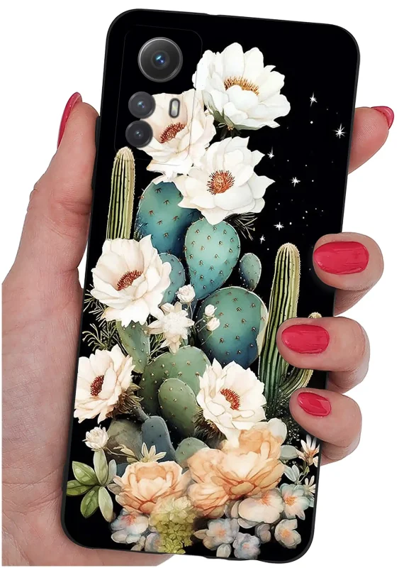 etui-do-xiaomi-redmi-note-12s-malowane-rozne-wzory-kwiaty-ze-szklem