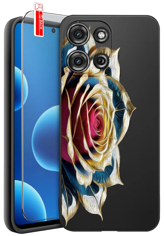 etui-do-motorola-moto-g75-5g-malowane-rozne-wzory-kwiaty-ze-szklem