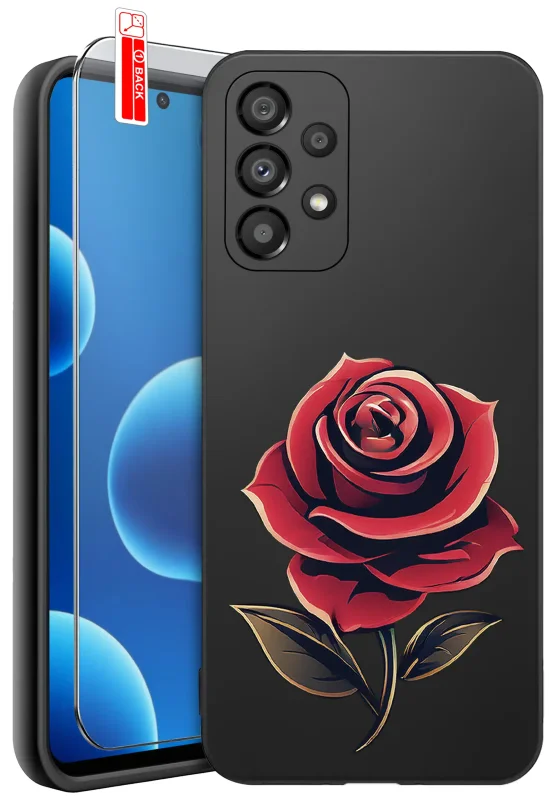 etui-dla-samsung-galaxy-a52-a52s-5g-malowane-rozne-wzory-kwiaty-ze-szklem