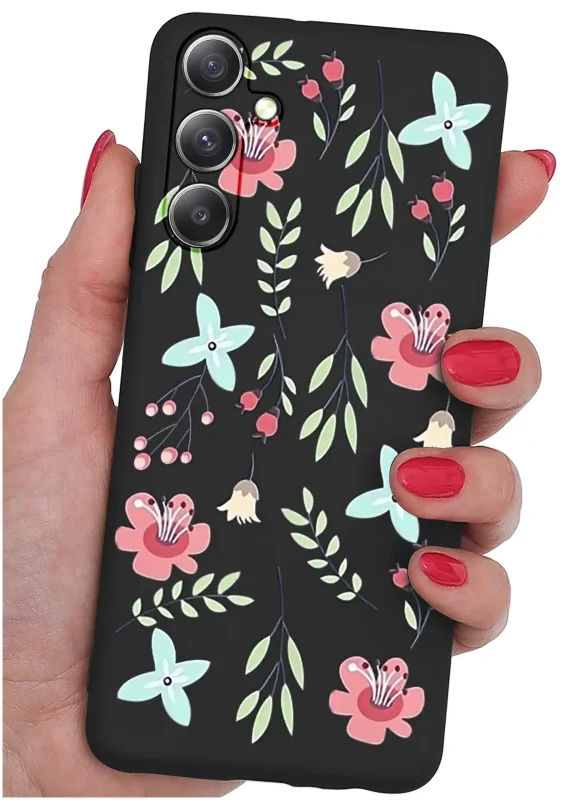 etui-do-samsung-galaxy-m35-malowane-rozne-wzory-kwiaty-ze-szklem