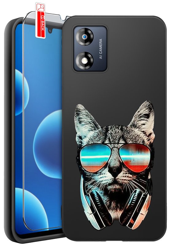 etui-do-motorola-moto-e13-rozne-wzory-z-kotem-ze-szklem