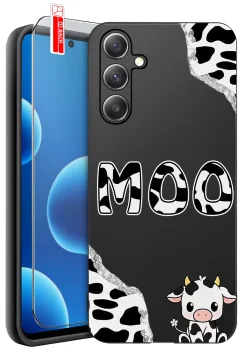 Etui do Samsung Galaxy A56 malowane różne wzory fajne ze szkłem